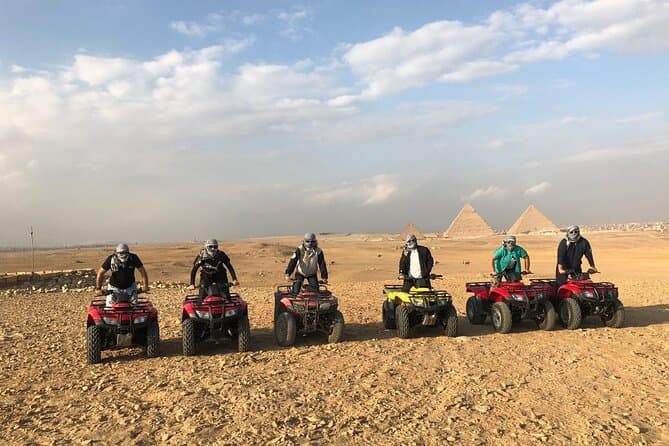 Desert Safari by ATV Bike Around the Pyramids