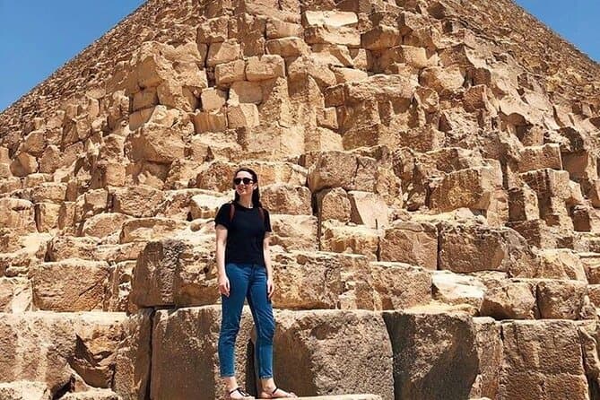 Full-Day Tour at Giza Pyramids & Sphinx & Memphis & Saqqara & Dahshur
