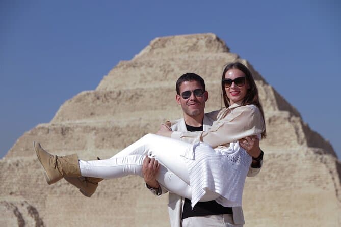 Cairo Layover Tours Visit Giza Pyramids Memphis Sakkara Dahshur Pyramids & Bazaar