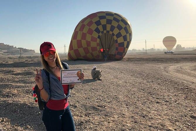 Luxor Hot Air Balloon with East and West Banks of Luxor day tour with Lunch