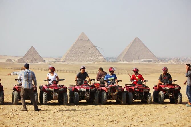 Half Day Tour: Giza Pyramids with 60 Minute Quad Bike Included