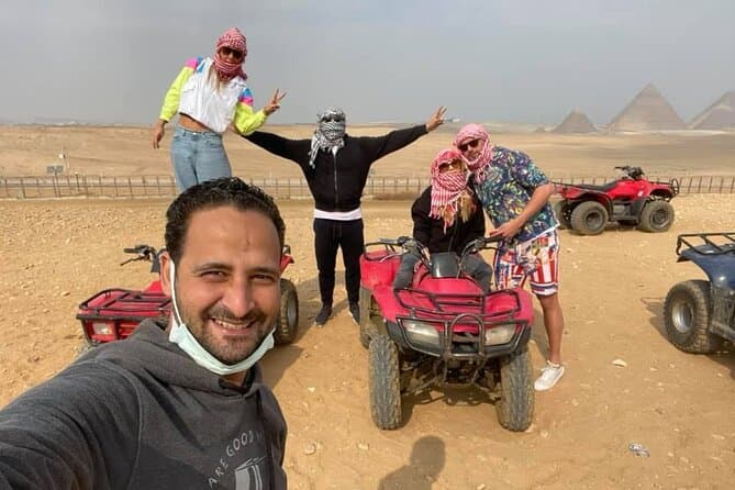 1 Hour ATV Quad Bike Ride At Giza Pyramids With Private Transfer