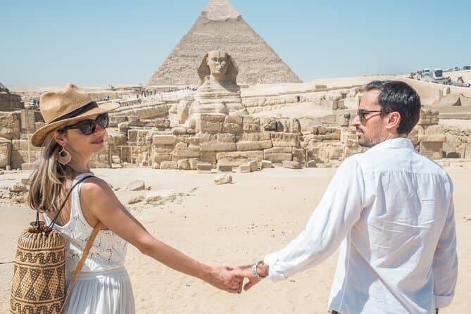 Cairo Guided Half-Day Tour of Giza Pyramids, Sphinx