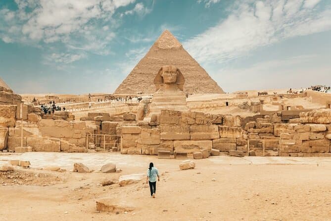 Full day tour to Giza Pyramids Memphis City and Sakkara Pyramid