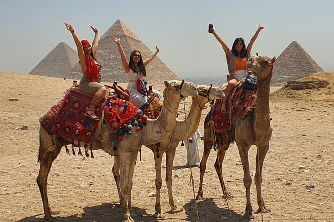 Giza Pyramids, Sphinx, Camel Ride, Sailing on the Nile and Royal Mummies