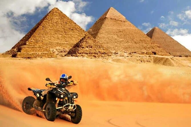 Private ATV Tour at Giza Pyramids with Pickup from Cairo