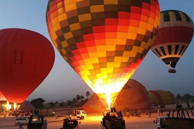 Sunrise hot air Balloon Rides in Luxor