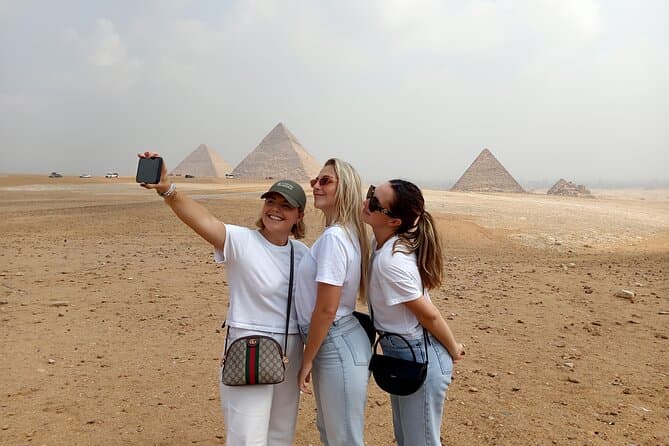 Explore Giza Pyramids & Sphinx & Camel Ride & ATV bike with Lunch