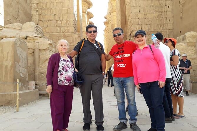luxor in 2 half days English Tour Guide and air-con car