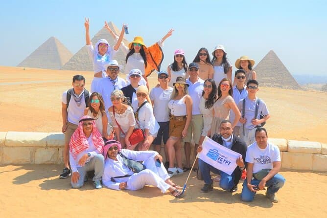 Private Half-Day Tour to Giza Pyramids & Sphinx Entry Cheops & Camel Ride