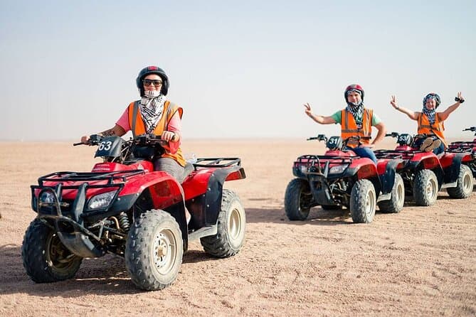 Quad with Camel Ride Bedouin Village Dinner From Hurghada
