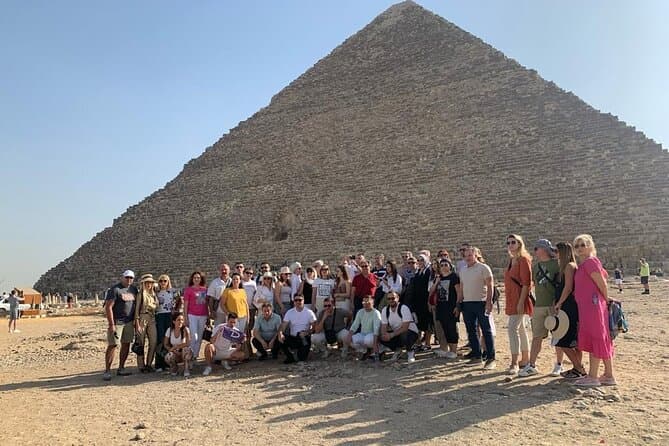 9 Hours Private Tour of Giza Pyramid Sphinx Saqqara and Memphis