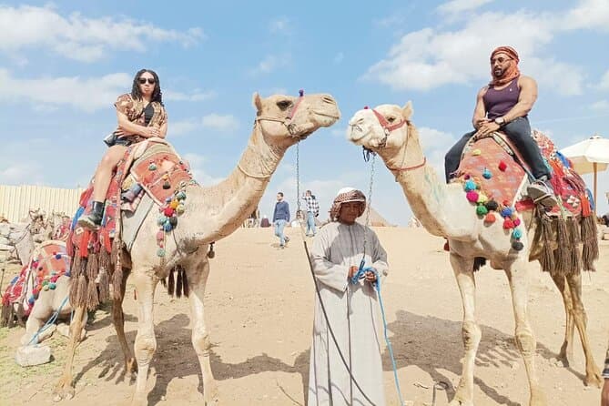 sunrise /sunset Camel Ride around Sahara Of Giza Pyramids