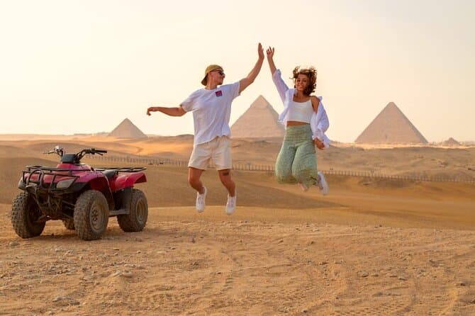 Quad Bike ATV Around Giza Pyramids Desert (Sunset Experience)