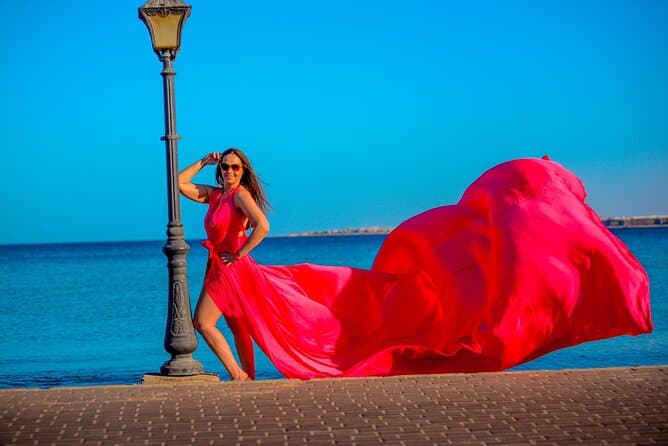 Private Flying Dress Photoshoot in Hurghada Egypt