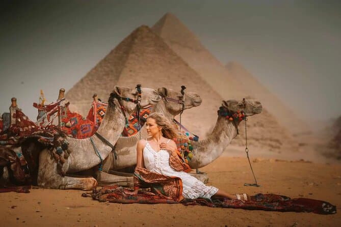 Cairo Photoshoot with Jumping Horse And Camel In Giza Pyramids