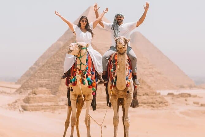VIP Giza Pyramids,Sphinx ,Camel Ride& inside Great Pyramid Khufu