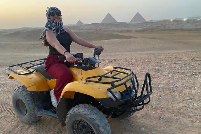 Half-Day Private Giza Pyramids and Sphinx Tour with ATV quad bike