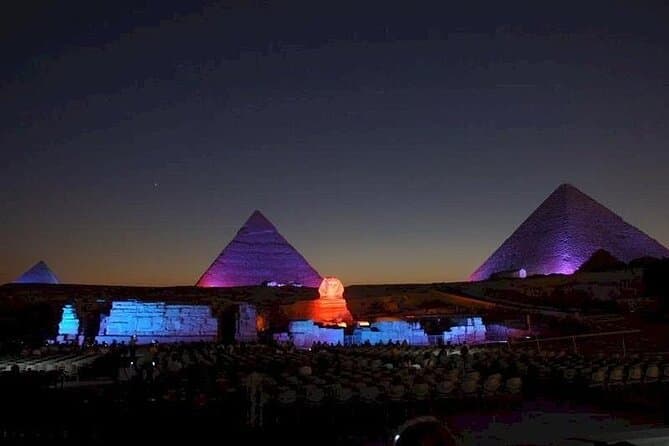 1 hour sound and light Private show at Giza pyramids