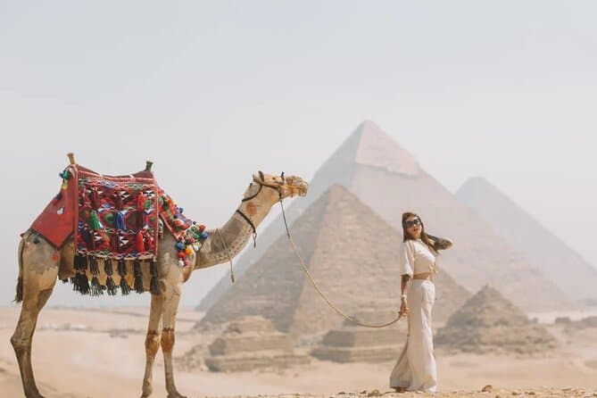 Private trip Giza pyramids, sphinx ,Sakkara Step ,Memphis ,Camel ride & Lunch