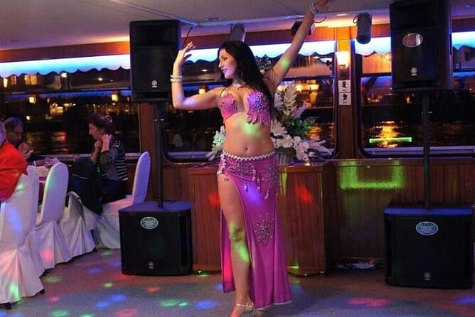 Luxury Nile Dinner Cruise in Cairo with Belly Dance and Transfers