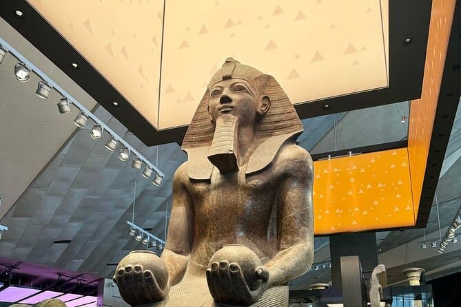Grand Egyptian Museum Giza Pyramids and Sphinx in Private Tour