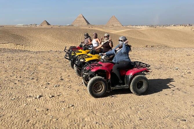 VIP Gizeh Pyramiden Tour, Sphinx, Kamelfahrt, Quad Bike & Inside Pyramide