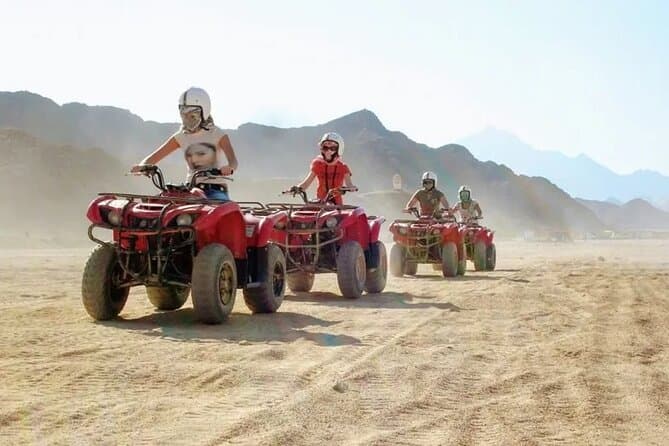 Hurghada: Jeep Safari with Camel Ride, Dinner and Show and more