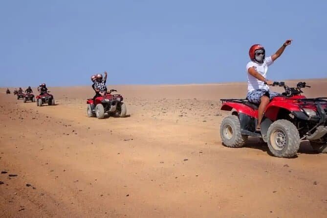 Thrilling Giza Pyramids Quad Bike Desert Safari