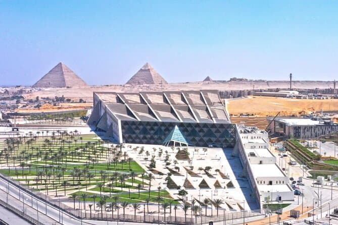 Private Giza Pyramids Sphinx and New Grand Egyptian Museum