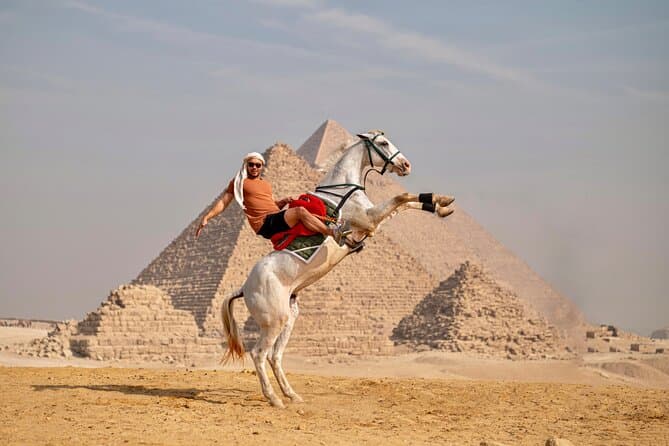 Giza Pyramids Tour with Camel Ride and Jumping Horse Picture