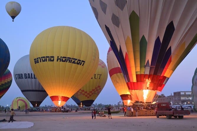 Luxury Overnight Luxor Tour from Hurghada with Hot Air Balloon