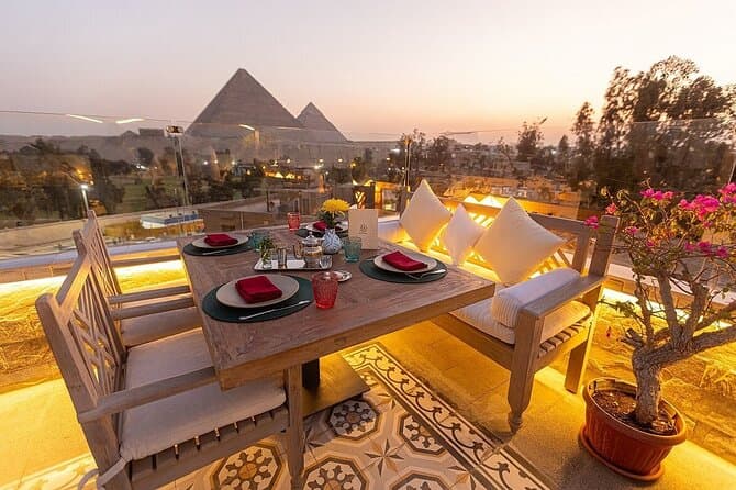 VIP Dinner with Pyramids Sound and Light View with Pickup