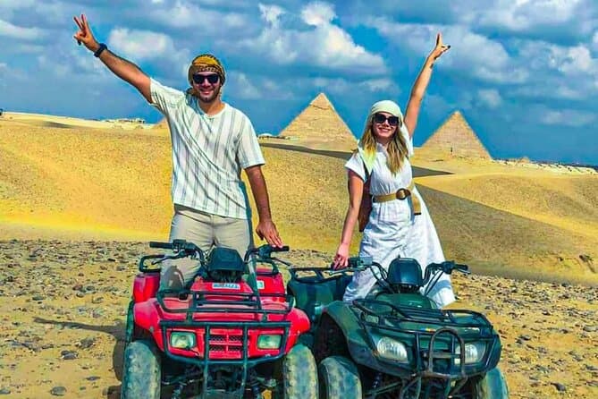 Giza Pyramids & the Sphinx with Camel Ride & ATV Bike Adventure !