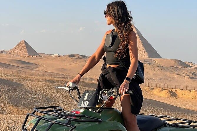 Camel Ride and Quad Bike Around Giza Pyramids Sahara