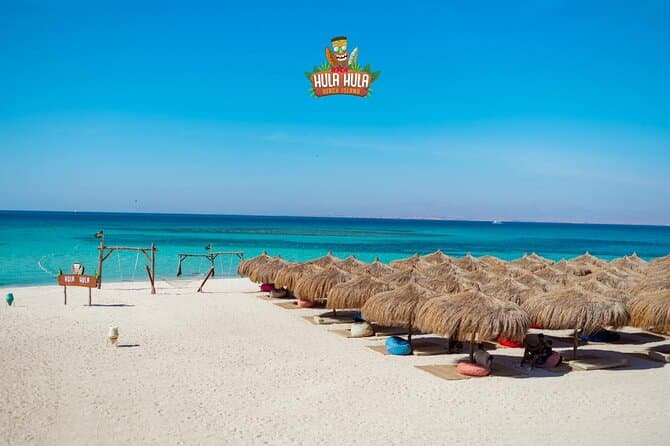 Hurghada Hula Hula Island Sea Trip with Snorkeling Stop and Lunch