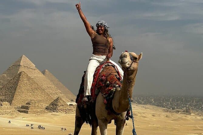 Grand Egyptian Museum Pyramids Sphinx ATV Bike and Dinner Cruise