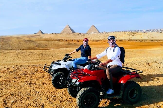 Private quad bike ATV around Giza Sahara for 60 minutes