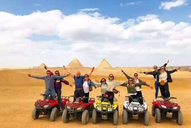 Giza pyramids ,sphinx ,quad bike &camel ride Private Excursion