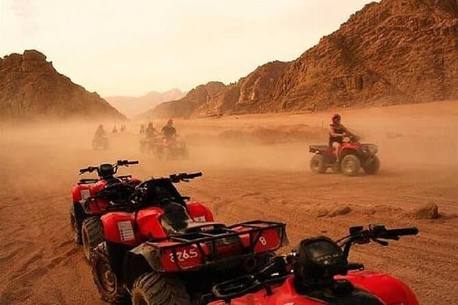 Hurghada Desert Safari Quad Bike with Bedouin Dinner & Show