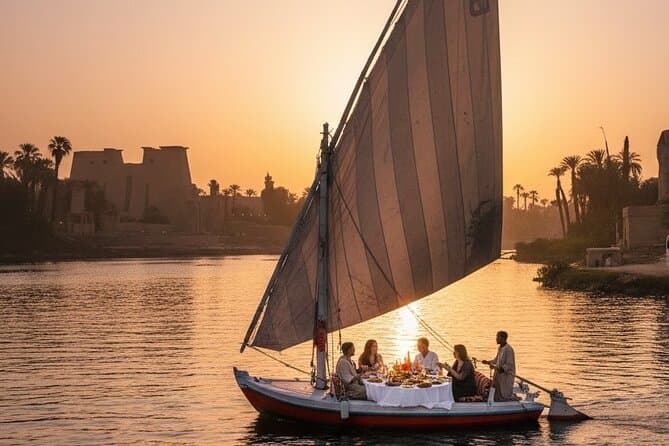 Luxury Nile Sunset Felucca Sail | Private Dinner - Hotel Transfer