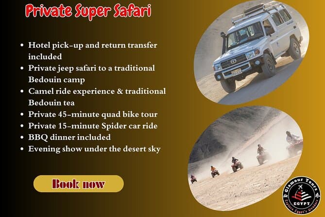Private Super Safari in Hurghada
