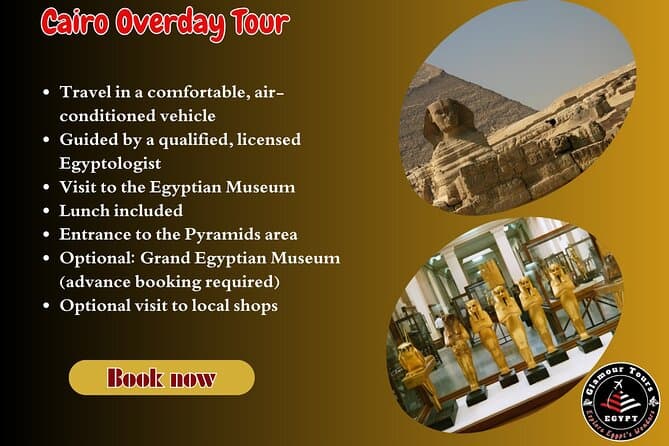 Cairo Day trip from Hurghada: The GE Musem, Pyramids & Sphinx