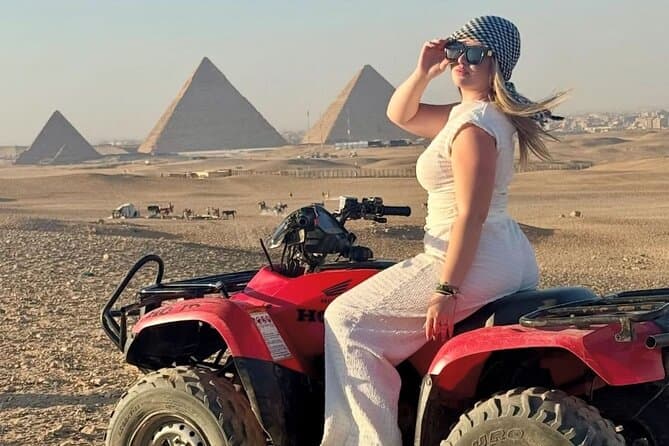 VIP Giza Pyramids and Private Quad Bike Desert Experience