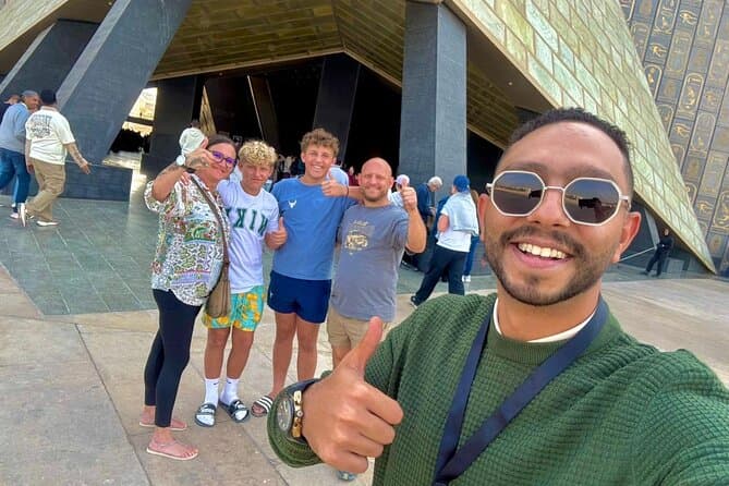 Giza Pyramids Grand Egyptian Museum and Nile Felucca