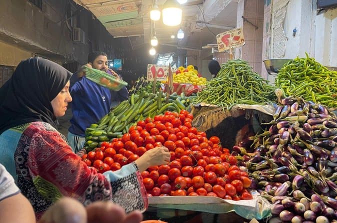 Market&Cook&Eat with Egyptian Family