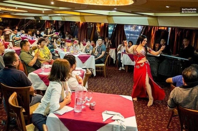 Nile Dinner Cruise with Belly Dancing and Folklore Show in Cairo