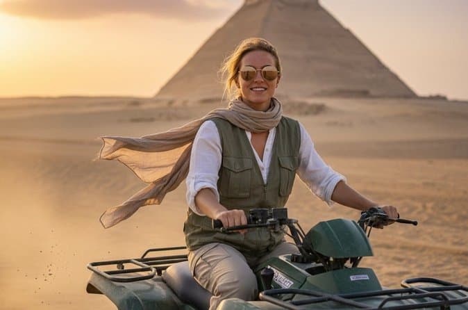 Ultimate ATV Ride at the Desert of Giza Pyramids