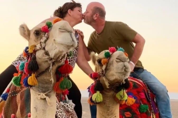 TOP 2 in 1 Camel and Horse Beach or Desert Hurghada Duration 2 h