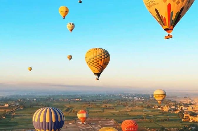 Luxor Hot Air Balloon Ride with Sunrise Views and Transfers
